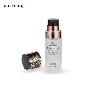 High Quality 30ml Glass Cosmetic Bottle with Plastic Cap and Pump Head for Lotion Serum Essential Oil & <b>Foundation</b> - Product Image 2