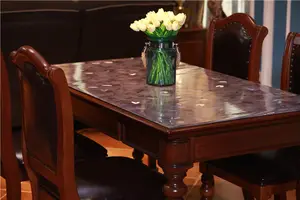 Hochwertige langlebige durchsichtige PVC-Tisch matten wasserfest