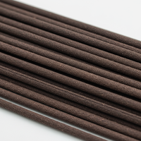 Bâtonnets diffuseurs en fibre de roseau marron 3 mm, bâtonnets diffuseurs d'arômes synthétiques, vente en gros