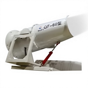 Canon à brouillard mobile diesel de 60 mètres, pulvérisateur d'eau pour le contrôle de la poussière, canon à brouillard mobile en acier inoxydable - Product Image 1