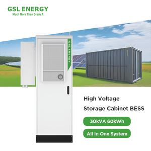 Sistema de Almacenamiento de Energía Híbrido Todo en Uno GSL ENERGY de Alto Voltaje, Mini 30kVA 60kWh, para Uso Industrial y Comercial, 500Kw Ba GSL-R60 - Product Image 4