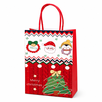 Sacs de shopping en papier kraft avec logo personnalisé, sacs d'emballage de luxe avec poignées pour les marques de détail, emballages de Noël et de fêtes