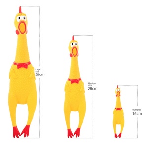Juguete <span class=keywords><strong>de</strong></span> Plástico para Perro con Sonido <span class=keywords><strong>de</strong></span> Pollo - Resistente a Mordidas con Sonidos Aterradoros y Chillidos para <span class=keywords><strong>Perros</strong></span> - Product Image 5