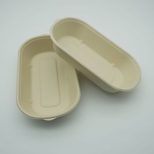 Lonchera de Bagazo Compostable de 850 ml con <span class=keywords><strong>2</strong></span> Compartimentos - Product Image 2