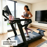 Caminadora Plegable Automática Multifuncional Silenciosa para Deportes, Caminadora Inclinada para Interiores, para Hombres, Mujeres y Adultos, Dispositivo de Entrenamiento en Casa