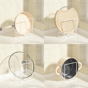 Mutfak Dolabı Tabaklık Rafı Dikey Saklama Beyaz Toz Boyalı Metal Tabak Kase Tutucu Yer Tasarruflu - Product Image 5