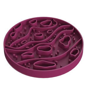 Oem Odm Style <span class=keywords><strong>Mars</strong></span> Logo de couleur personnalisé en silicone de qualité alimentaire pour chien 2 en 1 bol de tapis à lécher pour chien à alimentation lente - Product Image 2