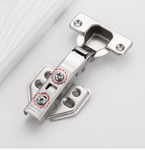 Bisagra Hidráulica Compacta de Acero Inoxidable para Puerta de Gabinete de Oficina con Cierre Automático - Product Image 1