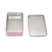 Boîte en fer blanc rectangulaire personnalisée de 107x70x30mm, fabriquée en Chine, pour emballage de bonbons, cosmétiques et cadeaux