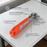 Jeu de tournevis à cliquet magnétique 12-en-1, pour visser et réparer dans les espaces restreints - Kit d'outils manuels compact, outil manuel