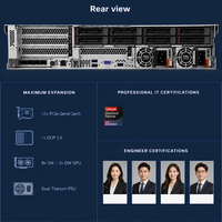Serveur en rack ThinkSystem SR650 V3 2U, double processeur Intel Xeon 5e génération, 32x TruDDR5 5600 MHz, 36x NVMe, GPU, IA, virtualisation, HPC