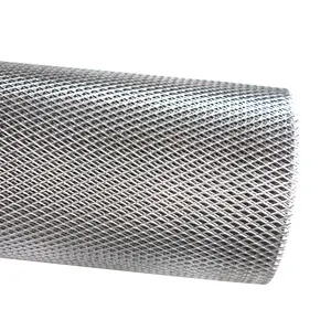 Venta directa de fábrica Tornos de orificio pequeño Hoja de malla metálica expandida de aluminio liso/allanado aplanado decorativo