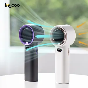 IMYCOO New Arrival Electric 3600mAh High Speed Turbo Mini Handheld Fan Custom Logo Portable Rechargeable Cooling Handheld Fan
