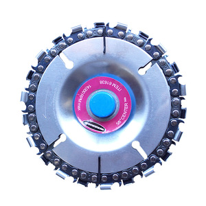 Disque de chaîne pour meuleuse d'angle de 4 pouces/5 pouces pour le travail du bois, pour les lames de scie à rainurer et la coupe du bois, catégorie de produits : disques de ponçage - Product Image 1