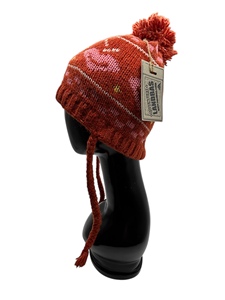 Chapeau d'hiver de qualité supérieure, motif jacquard, sourire, bonnet tissé, étiquette premium, 56-58 cm, 65% acrylique, 27% polyester, 5% laine, 3% nylon - Product Image 4