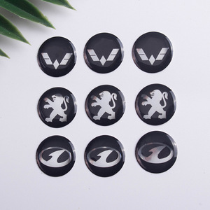 Pegatinas con logotipo de coche Shinetsu, impresión epoxi, etiquetas de PVC transparentes autoadhesivas para emblemas de vehículos, diseño personalizable - Product Image 4