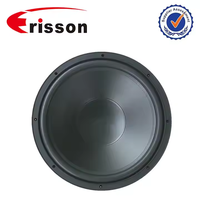 Haut-parleurs de caisson de basses OEM professionnels 15 pouces 300W PA Nouveautés Conception de caisson de basses avec haut-parleurs P Audio en fer