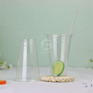 Gobelets jetables en gros pour boissons, gobelets en plastique PET pour salons de thé à bulles - Product Image 4