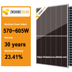 Znshine Panel solar 570-605W Znshine Panel solar 570W 575W 580W 585W 590W 595W 600W 605W Znshine Bifacial Mono PV Panel - Product Image 2