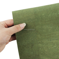 INFOCORK 0.8-1mm végétalien Portugal pain motif vert clair épais liège tissu feuille de cuir pour chaussures sacs portefeuilles sacs à main