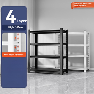 Étagère en acier angulaire multi-niveaux à 3 niveaux en acier inoxydable, étagère pour plantes, protection contre la corrosion, rayonnage léger pour supermarché et entrepôt - Product Image 5