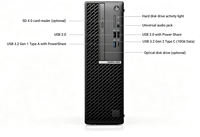 En stock, nouveau PC de bureau Optiplex 3000/5000/7000 5080 SFF, 12e génération I7, 16 Go DDR4, 512 Go SSD M.2 2230 PCIe X4, usage professionnel