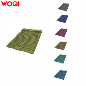 Matelas pneumatique Woqi 2 places 190x125x8cm ultraléger avec oreiller et pompe intégrée pour le camping, la randonnée, la voiture et la plage - Product Image 4