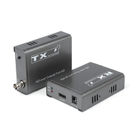 Extenseur HDMI sur câble coaxial, portée maximale 300 m, 1080p, HDCP1.2, transmission audio-vidéo sans perte, kit d'extension coaxiale AV