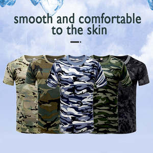 T-shirt tactique camouflage extérieur pour homme et femme, personnalisé, jungle <span class=keywords><strong>storm</strong></span>, imperméable, séchage rapide, respirant, maille décontractée, sport - Product Image 2