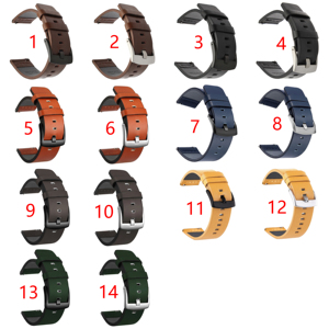 Correa de Reloj Inteligente para Hombre de Cuero Genuino Suave de 20mm 22mm con Hebilla para 5/6/7/S2/S3/GT2/GT3 Pro en 12 Colores - Product Image 4