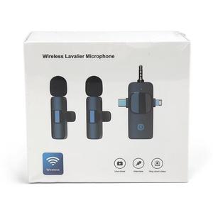 Outdoor Live Recording Wireless Collar Microphone 3 in 1 Interface <strong>USB</strong> Type <strong>C</strong> Lav <strong>Mic</strong> for Mobile Phone Vlogging Lavalier - Product Image 5