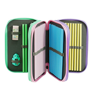 Trousse à crayons grande capacité GF, couleur unie, 52 trous, étui à crayons portable, trousse de papeterie, trousse à crayons <span class=keywords><strong>pour</strong></span> dessin artistique <span class=keywords><strong>pour</strong></span> étudiants - Product Image 3
