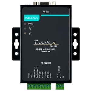 Módulo de Conversión de Señales Industriales Moxa TCC-100I-T Serie Transio, Convertidor de RS-232 a RS-422/485 con Montaje en Riel DIN - Product Image 3