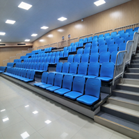 Chaises en plastique portables pour sièges temporaires de stade, idéales pour les événements de football et les terrains de jeux