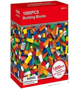 Mattoncini da Costruzione <span class=keywords><strong>di</strong></span> Alta Qualità in Plastica, Gioco Fai-da-Te per Bambini, Compatibile con Tutti i Tipi <span class=keywords><strong>di</strong></span> Mattoncini, 1000 Pezzi - Product Image 2
