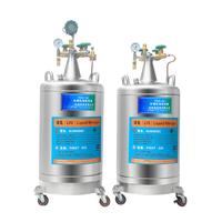 Bouteilles de gaz cryogéniques auto-pressurisées de récipient d'azote liquide de stockage de réservoir d'acier inoxydable de YDZ-15 ~ 1000l