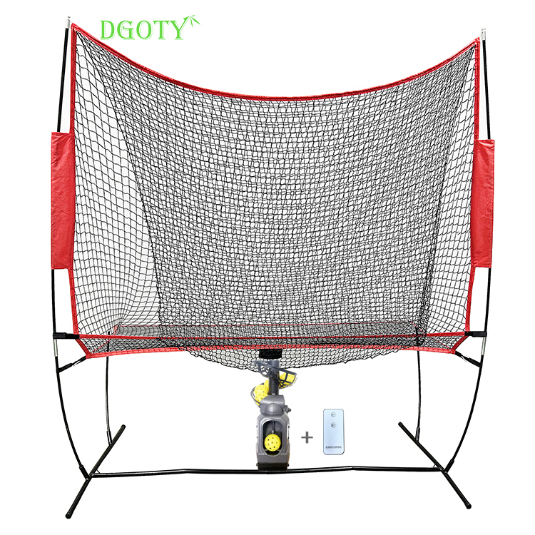 Pickleball Tennis Padel Ball Target Net with Hit Return System for Training Net and Pickleball Tennis Padel Launch Machine Set