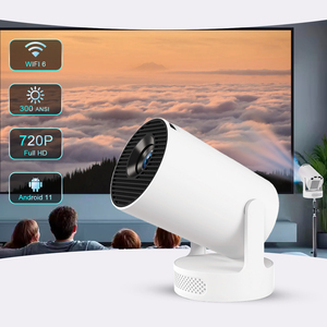 Fábrica al por mayor Dazzler Pocket Projector HY300 Ultra Led Pantalla al aire libre 150 pulgadas <span class=keywords><strong>Mini</strong></span> proyector 4K Android Smart <span class=keywords><strong>Bluetooth</strong></span> Wifi - Product Image 1