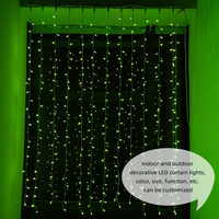 Guirlandes lumineuses LED pour fenêtre, chambre à coucher, salon, décoration de Noël, blanc chaud, légères et faciles à installer