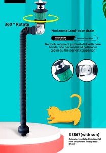 Moderno di alta qualità Anti-corrosione facile installazione tubo di scarico della fabbrica diretta lavello da cucina bagno vasca da bagno Hotel - Product Image 4