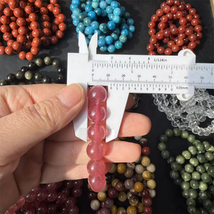 Pulsera de Cuentas de Cristal de 12 mm con Gemas de Materiales Mixtos a Precio de Mayoreo por Kindfull Crystal - Product Image 4