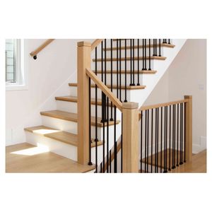 <span class=keywords><strong>Escalier</strong></span> Prima pas cher avec garde-corps en fer Fusion artistique de l'acier inoxydable et du <span class=keywords><strong>bois</strong></span> pour l'intérieur et l'extérieur - Product Image 4