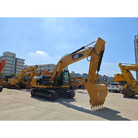 Excavatrice Caterpillar 323 d'origine japonaise, excavatrice sur chenilles de 23-25 tonnes, CAT323DL/CAT323D
