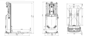 Bán Chạy Nhất Agv Amr Robot 5000 ㎡ Lập Bản Đồ Phạm Vi 2T Stacker Xe Tải Pallet 24/7 Hỗ Trợ Nhà Máy Trự<span class=keywords><strong>c</strong></span> Tiếp Giá - Product Image 5