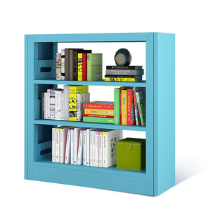 Steel Bookshelf For Kids Living Room Storage Rack Iron Shelf Simple Design Standing Type Self Assembly Rectangle Shape - Product Image 5