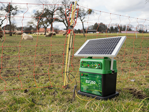 Cerca Eléctrica Solar Impermeable con Energizador de 2.5 Joules, Alimentado por Batería o CA 12000v para un Área de 40 km - Product Image 1