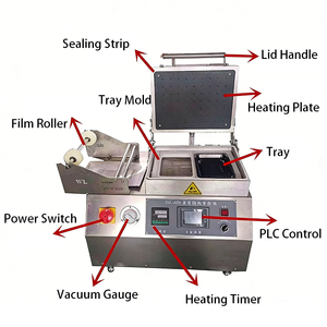 Machine d'emballage sous vide pour viande fraîche, <span class=keywords><strong>homard</strong></span> et poisson, avec fonction de mise en forme du corps et scellage de barquettes, <span class=keywords><strong>prix</strong></span> usine - Product Image 2