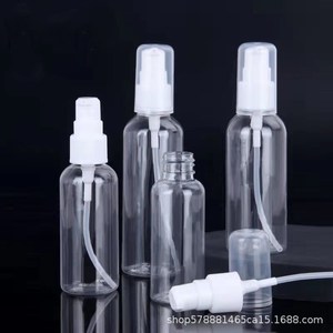 มีสินค้าในสต็อก: ขวดพลาสติกทรงปากนกขนาด 50/60/80/100 มล. พร้อมหัวปั๊ม, ขวดใสสำหรับบรรจุอิมัลชั่นแบบรีดขึ้นรูป - Product Image 3