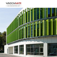Volets de fenêtres à persiennes automatiques en aluminium Prix Système de persiennes d'ouragan électriques Volets d'obturation extérieure