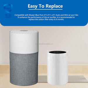 فلاتر بديلة من الكربون النشط H13 HEPA من Blueair لأجزاء جهاز تنقية الهواء الصغير الأوتوماتيكي - Product Image 2